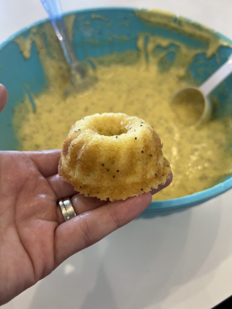 Mini Lemon Poppy Seed Bundt Cakes - Oh Sweet Basil