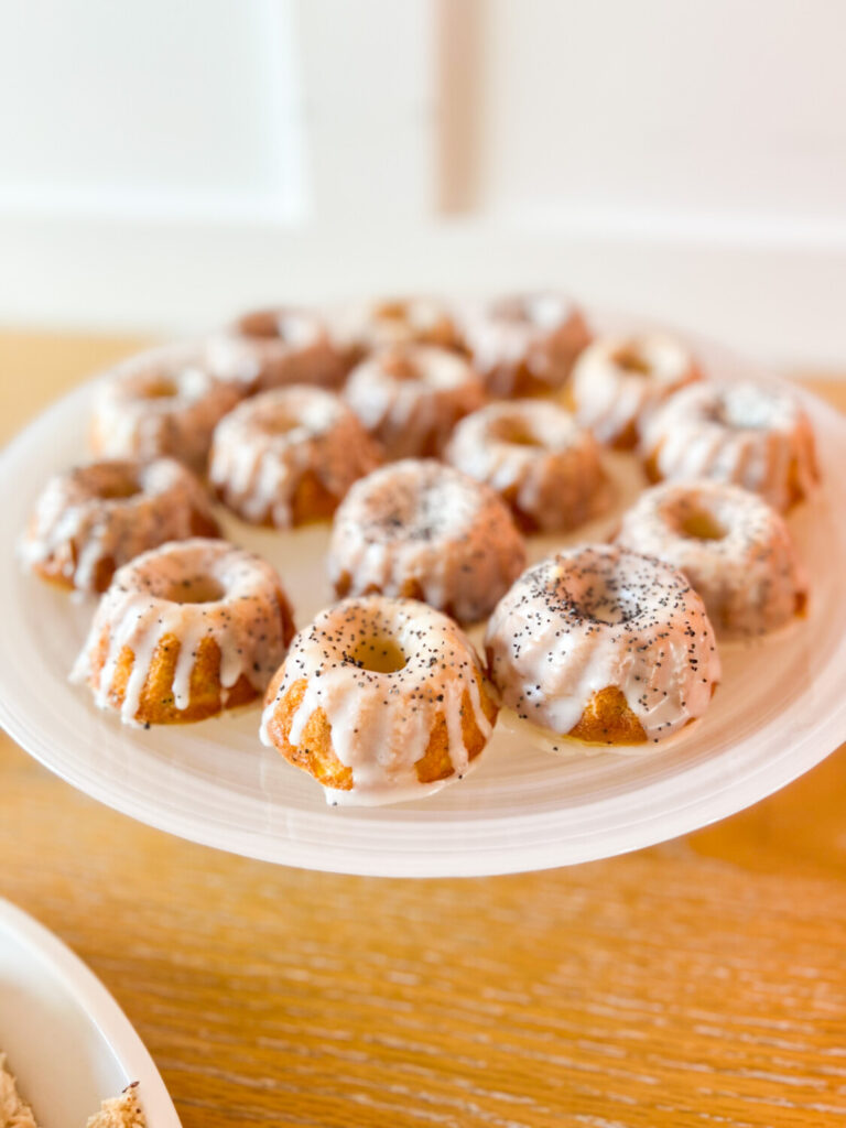 Mini Poppyseed Bundt Cakes