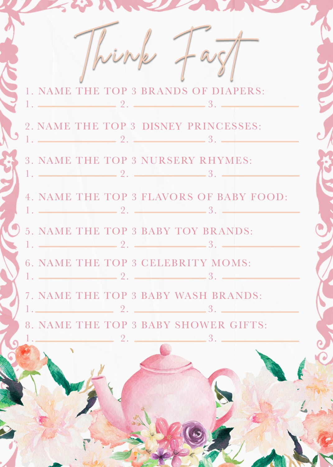 Our list of modern baby shower games that are actually fun